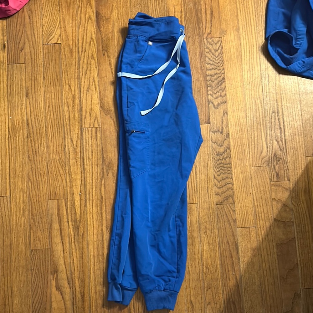 Figs Blue Jogger Sweatpants Relaxed Fit